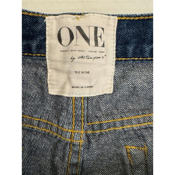 Women’s One Teaspoon Denim Jean Cut Off Shorts Size 29 Roller Bandits - Picture 4 of 7